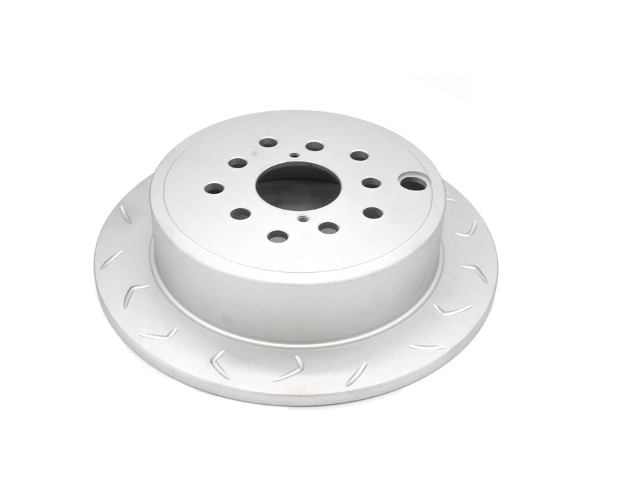 FactionFab Slotted Rear Rotor V2 Dual Drilled 5x100/114 Subaru WRX 2008-2021