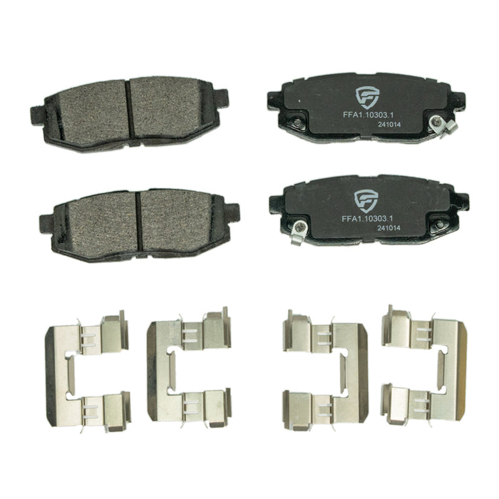 FactionFab V2 Brake Pads - 2022+ Subaru WRX 6mt, 2013+ BRZ/86 - Rear