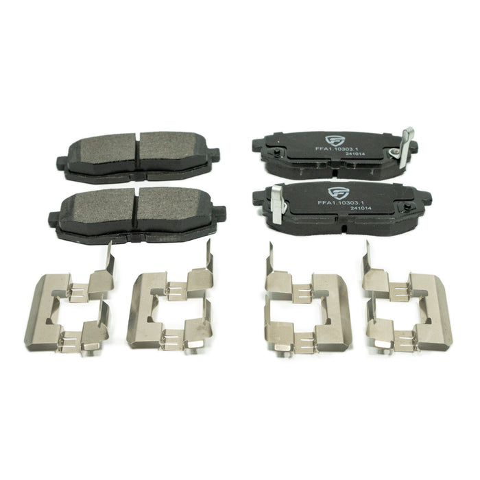 FactionFab V2 Brake Pads - 2022+ Subaru WRX 6mt, 2013+ BRZ/86 - Rear