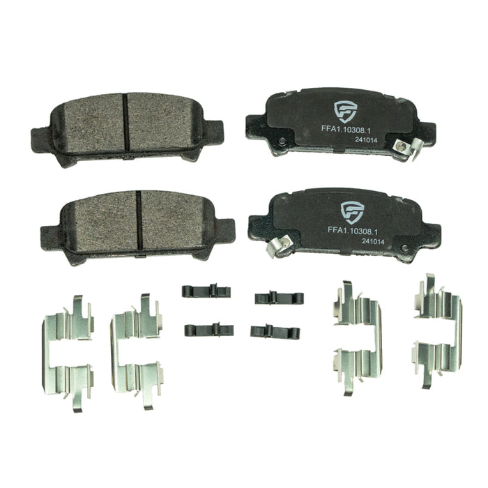 FactionFab V2 Brake Pads - 1998-2001 Subaru Impreza RS - Rear