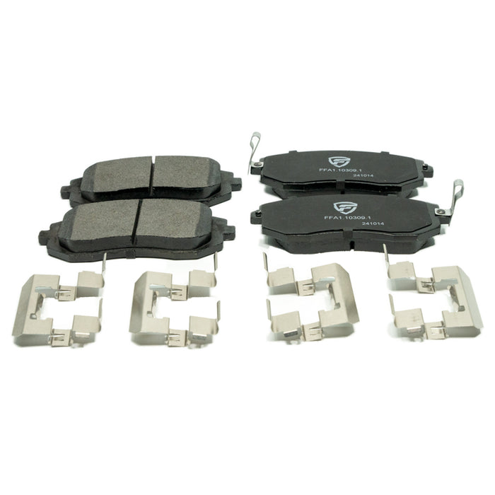 FactionFab V2 Brake Pads - 2003-05 / 2008-10 Subaru WRX- Front