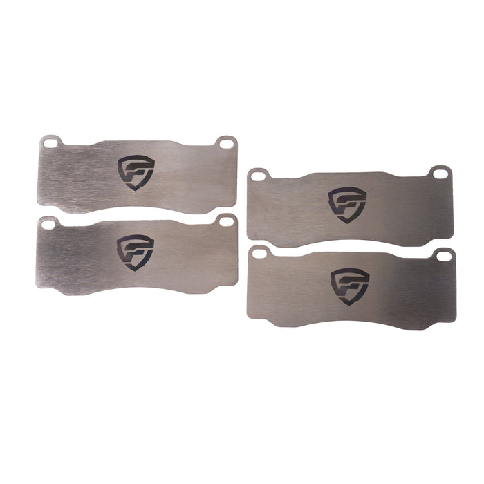 FactionFab Titanium Front Brake Shim Set Subaru STI 2018-2021 Brembo